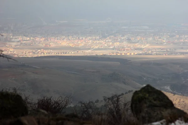 Cielo Nublado Vista Ciudad Konya — Foto de Stock