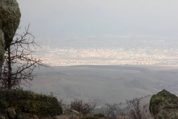 Cielo Nublado Vista Ciudad Konya — Foto de Stock