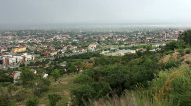 tepelerden konya şehrinin görünümü