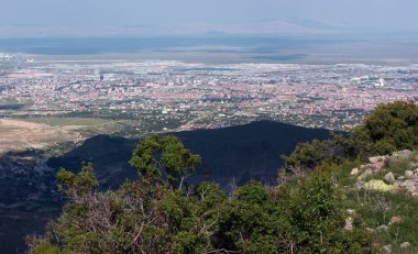 tepelerden konya şehrinin görünümü