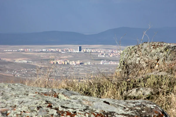 Blick Von Den Hügeln Auf Die Stadt Konya — Stockfoto