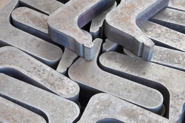 铸造厂中的重金属模具 — 图库照片