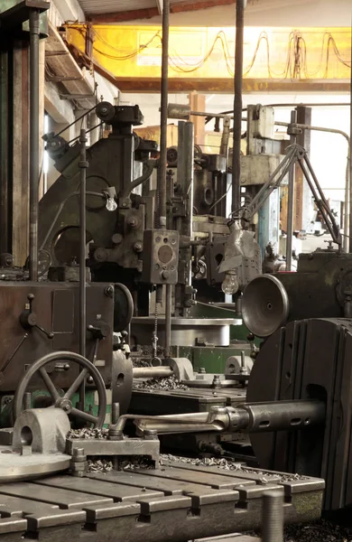 Mechanical Industry Old Machinery Lathe — Stock Photo, Image