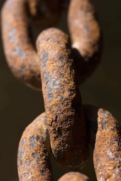 Nahtlose Rostige Kette Abstrakten Hintergrund — Stockfoto