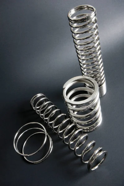 New Metal Springs Texture Background — Stock Photo, Image