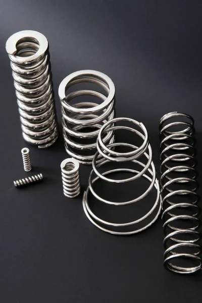 New Metal Springs Texture Background — Stock Photo, Image