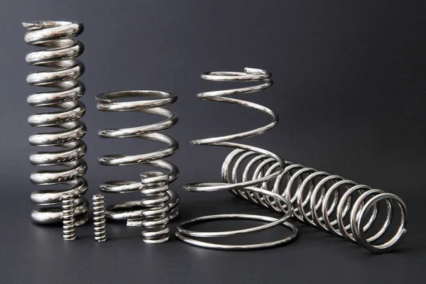 New Metal Springs Texture Background — Stock Photo, Image