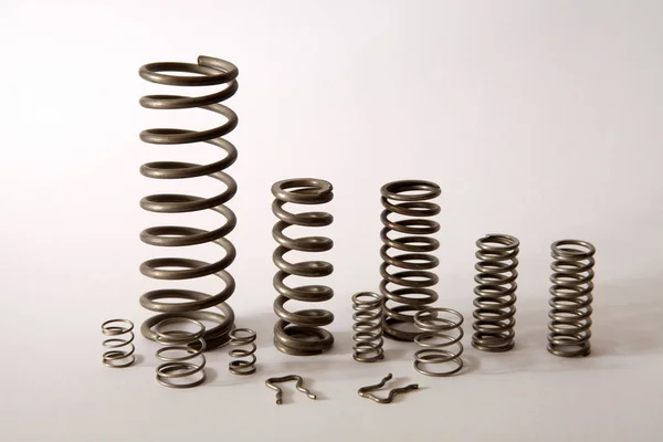 New Metal Springs Texture Background — Stock Photo, Image