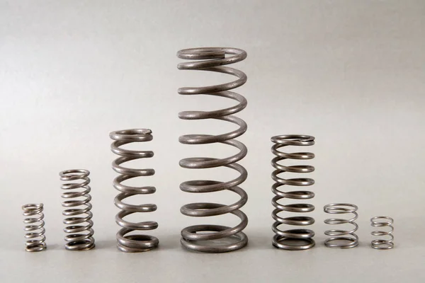 New Metal Springs Texture Background — Stock Photo, Image