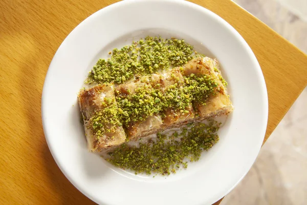 Traditional turkish sweets - Baklava with Pistachio and Walnut