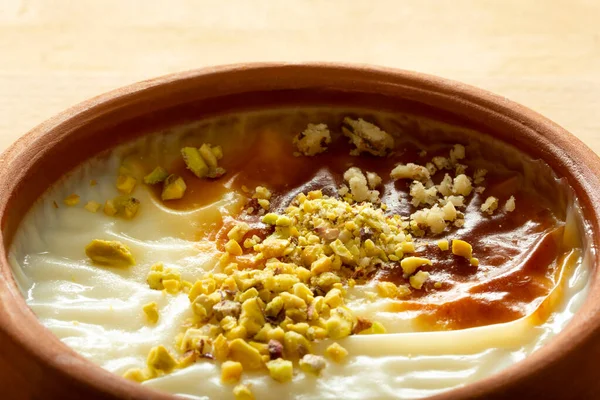 Traditionelles Türkisches Dessert Sutlac Milchreis — Stockfoto
