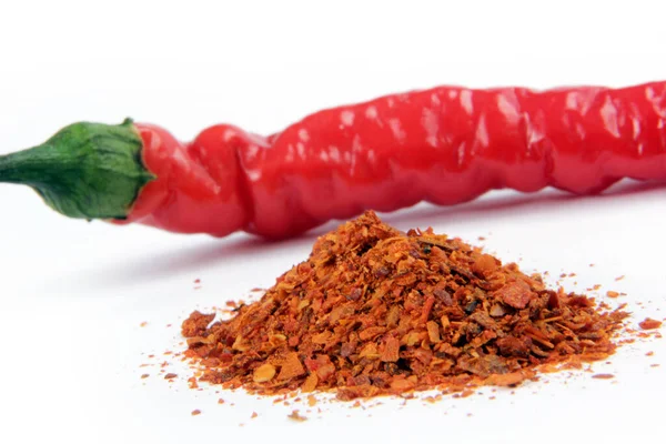 Red Chili Peppers Flakes — Stock Photo, Image