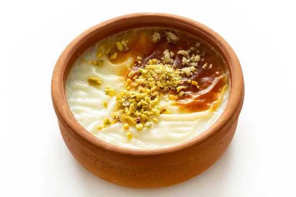 Sobremesa Tradicional Turca Sutlac Pudim Arroz — Fotografia de Stock