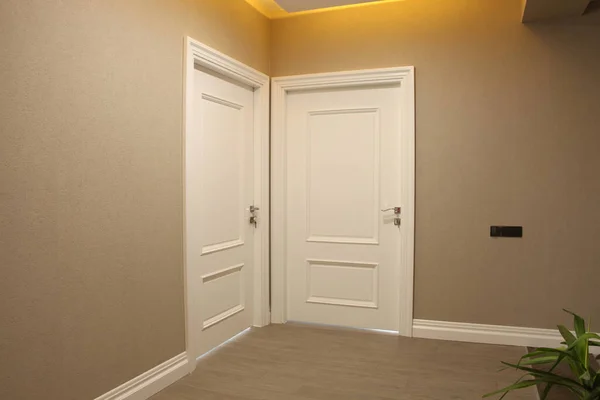 Porta Interior Madeira Novo Moderno — Fotografia de Stock