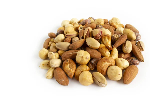 Mixed Nuts Edible Raw Organic Vegan — Stock Photo, Image