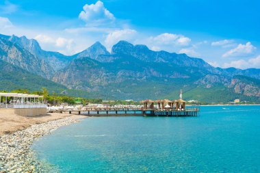 Antalya, Türkiye'nin Akdeniz kıyılarının güzel manzara