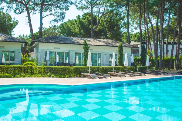 Antalya Turkije Mei 2018 Trek Gebied Witte Villa Luxe Turkse — Stockfoto