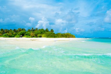 Hint Okyanusu, Maldivler ıssız ada güzel kumlu plaj