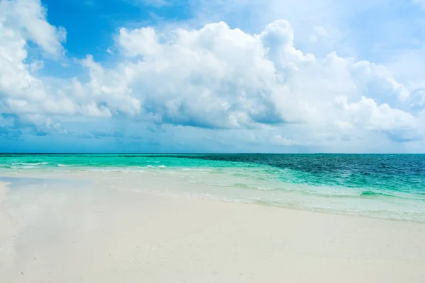 Beautiful Landscape Clear Turquoise Indian Ocean Maldives Islands — Stock Photo, Image