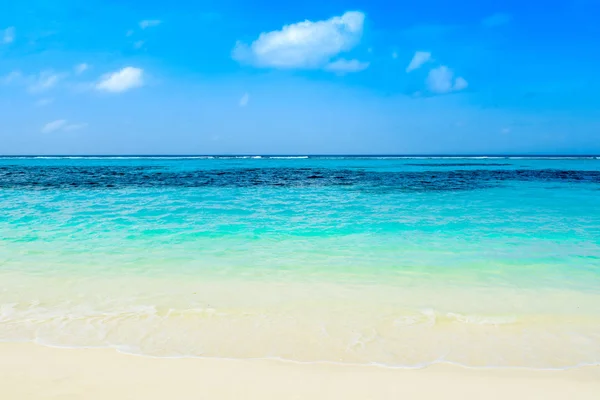 Hermoso Paisaje Claro Océano Índico Turquesa Islas Maldivas —  Fotos de Stock