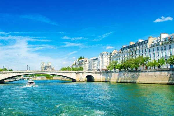 Most Tournelle nad Sekwaną, Paryż — Zdjęcie stockowe