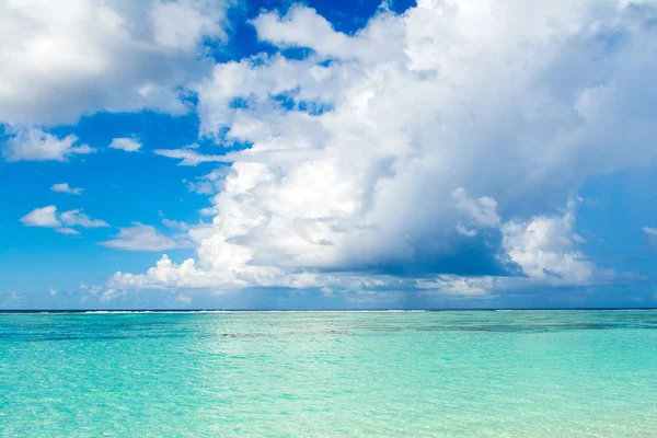 Beautiful landscape of the sandy beach, Maldives island