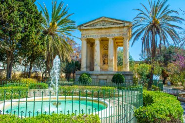 alt barrakka bahçeleri Valletta, malta