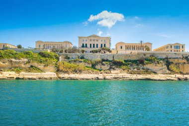 Malta Akdeniz kıyısının güzel manzarası 