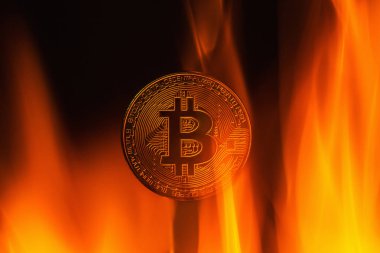 Sikke bitcoin yanıyor.