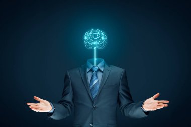 yapay zeka, veri madenciliği, makine ve öğrenme, derin temsil eden işadamı sinir ağları ve başka bir modern bilgisayar teknolojileri kavramları