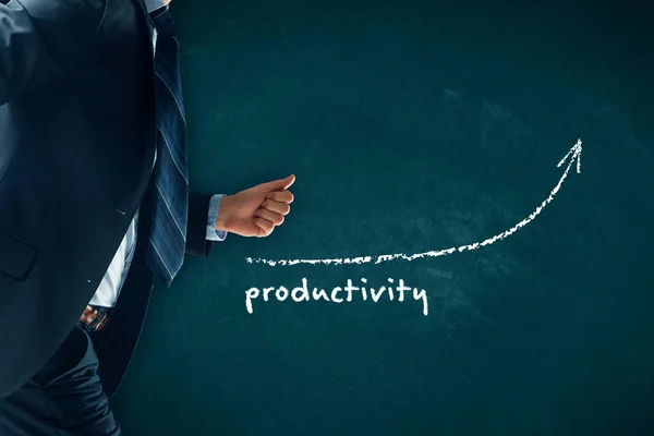 Manager Beeilen Sich Die Produktivität Des Unternehmens Steigern — Stockfoto