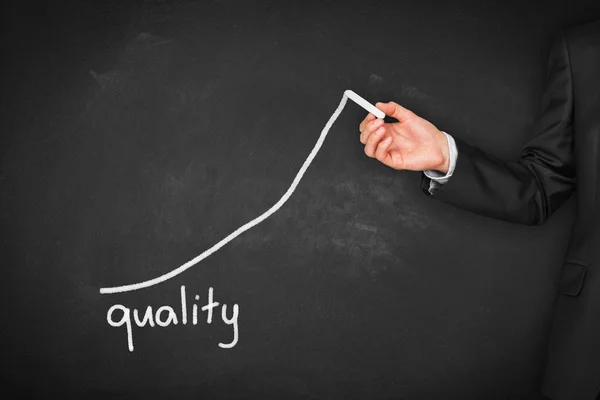 Manager Planen Qualitätsverbesserung — Stockfoto