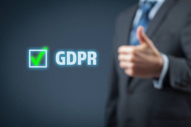 İşimiz bitti mi, Gdpr uygulanır. İşadamı ya da teknoloji uzmanı Gdpr için hazır.