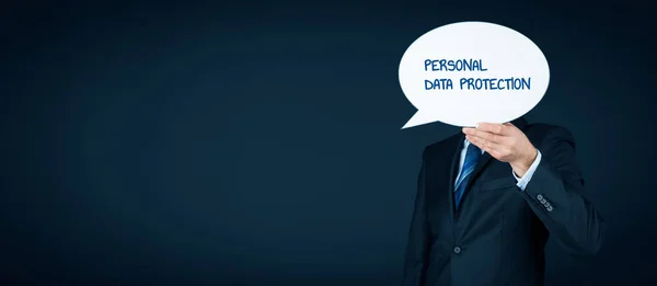 Protecção Dados Pessoais Protecção Dados Pessoais Sensível Conceitos Rgpd Pessoa — Fotografia de Stock