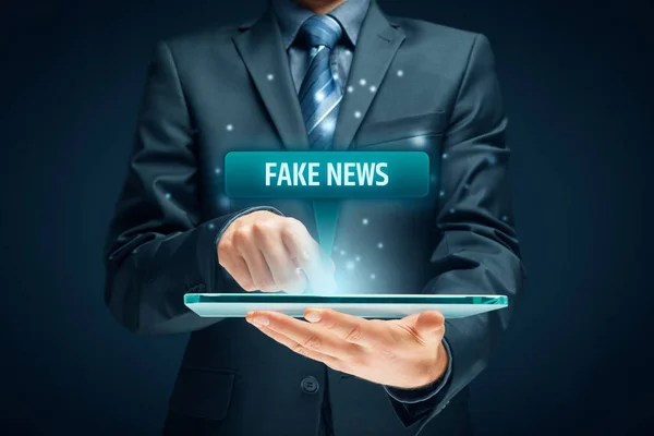 Concetto di fake news — Foto Stock
