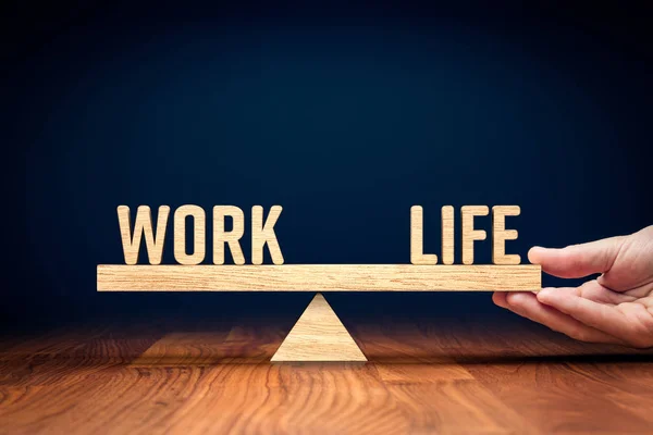 Personal coach helpt bij het evenwicht tussen werk en privéleven — Stockfoto