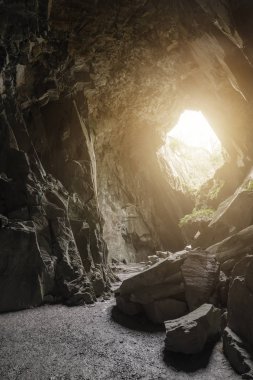 UK Lake di 'de kullanılmayan ocağın çarpıcı Peyzaj görüntüsü