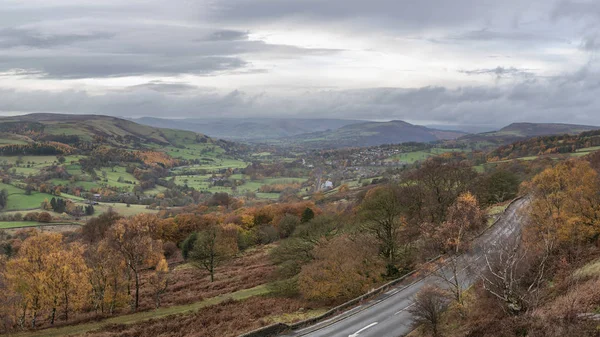 Stunning Autumn Fall landscape scene from Surprise View in Peak