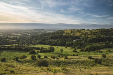 Sırasında İngiliz kırsal üzerinde görünümü Çarpıcı manzara görüntüsü