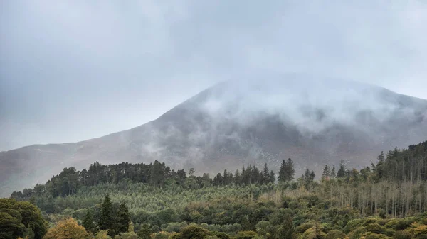 Beautiful Landscape Image Mountain Peaks English Lake District Late Summer — Stock Photo, Image