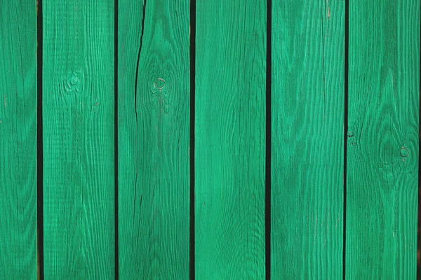 Frammento di vecchia recinzione verde — Foto Stock
