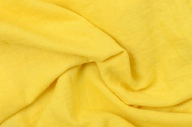 buruşuk sarı Pamuk Kumaş arka kapatmak