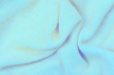 buruşuk mavi Pamuk Kumaş arka kapatmak