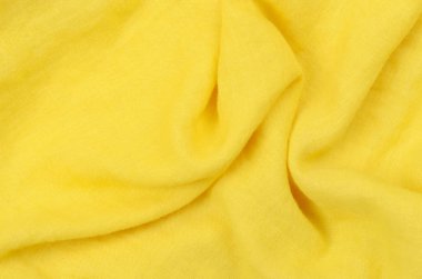 buruşuk sarı Pamuk Kumaş arka kapatmak