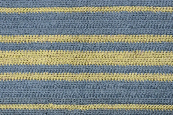 Close up striped knitted carpet background — Stock Photo, Image