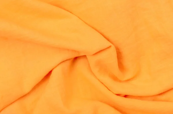 buruşuk turuncu Pamuk Kumaş arka kapatmak