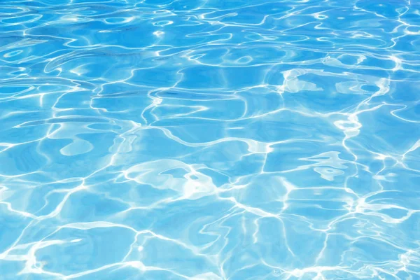 Blue Swimming Pool Rippled Water Background Ocean Sea Water Pattern — Stock Photo, Image