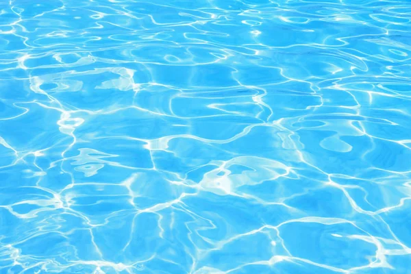 Blue Swimming Pool Rippled Water Background Ocean Sea Water Pattern — Stock Photo, Image