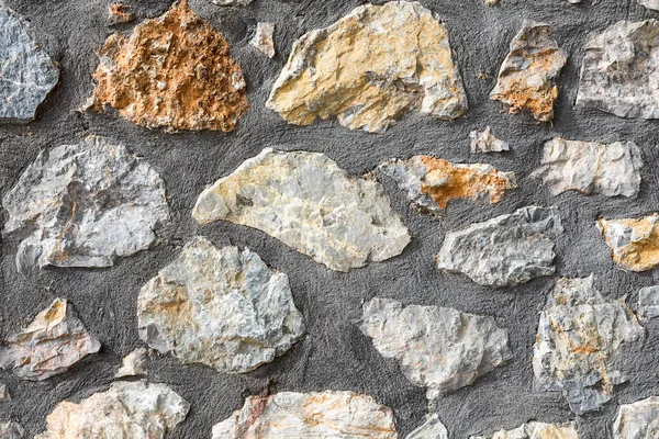 Pattern gray stone wall texture. — Stock Photo, Image