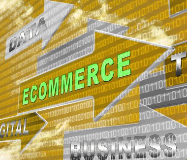 E-ticaret platformu sanal pazar Portal sanal bir E-mağaza vitrin yazılım veya ürün kullanarak 3d işleme gösterir